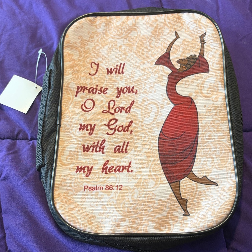 Bible carry case. Inspirational Dance Print Bag
